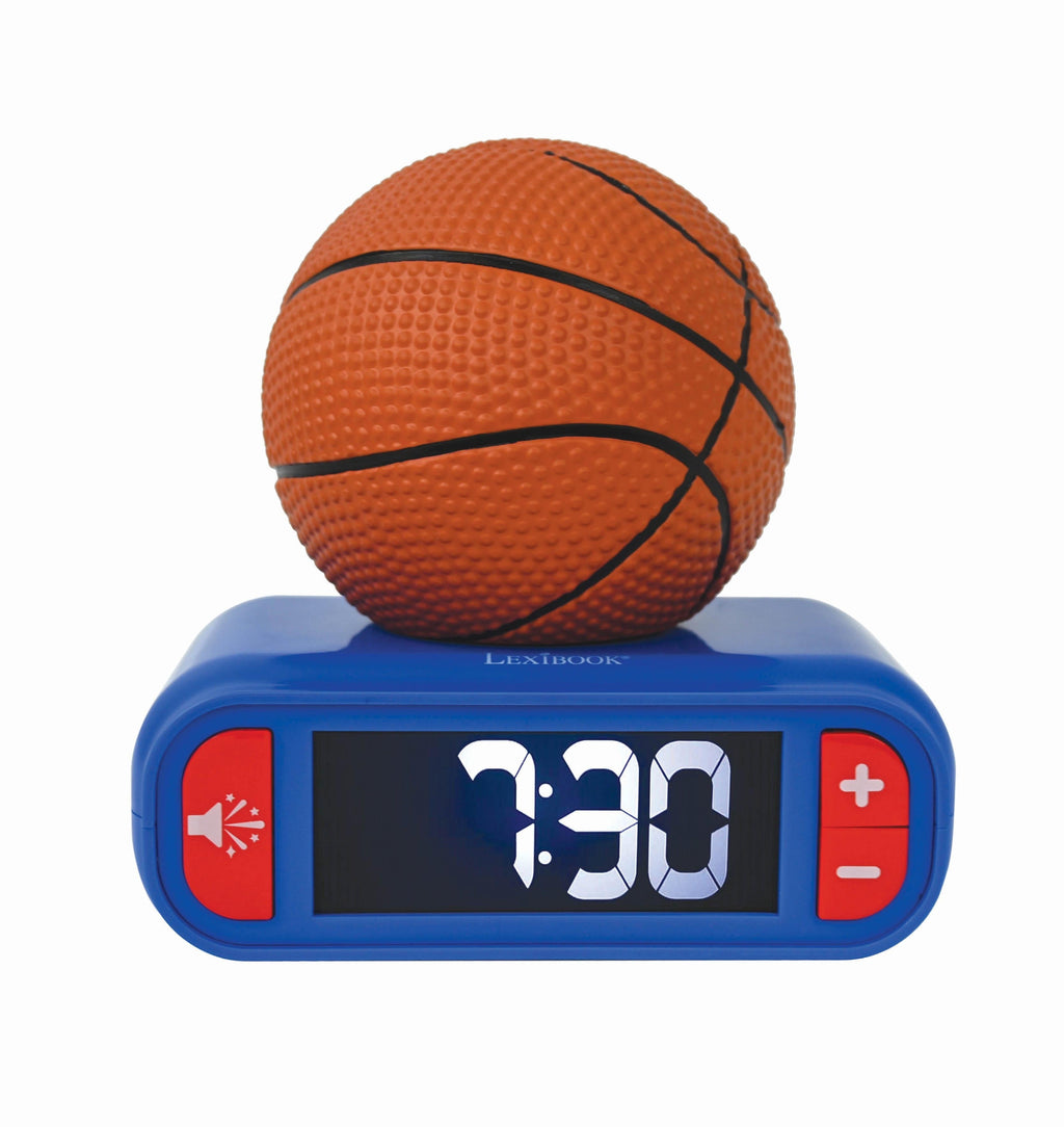 Slam Dunk 3D Basketball Digital Alarm Clock & Nightlight