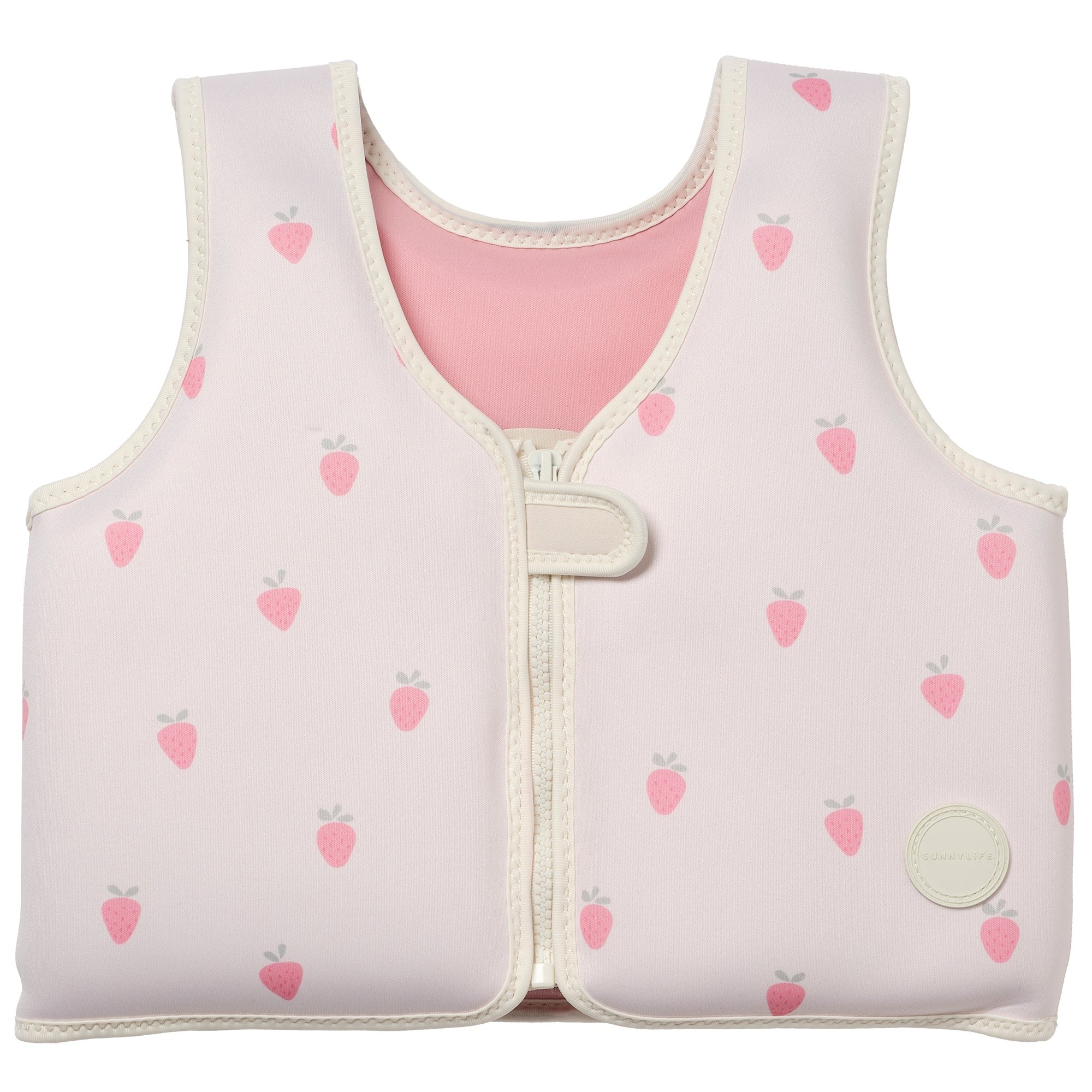 Sunnylife Strawberry Sunshine Swim Vest With Adjustable Safety Strap
