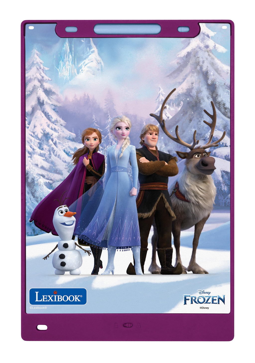 ArtZone Multicolor 11'' E-Ink Learning Tablet with Stencils - Frozen Theme