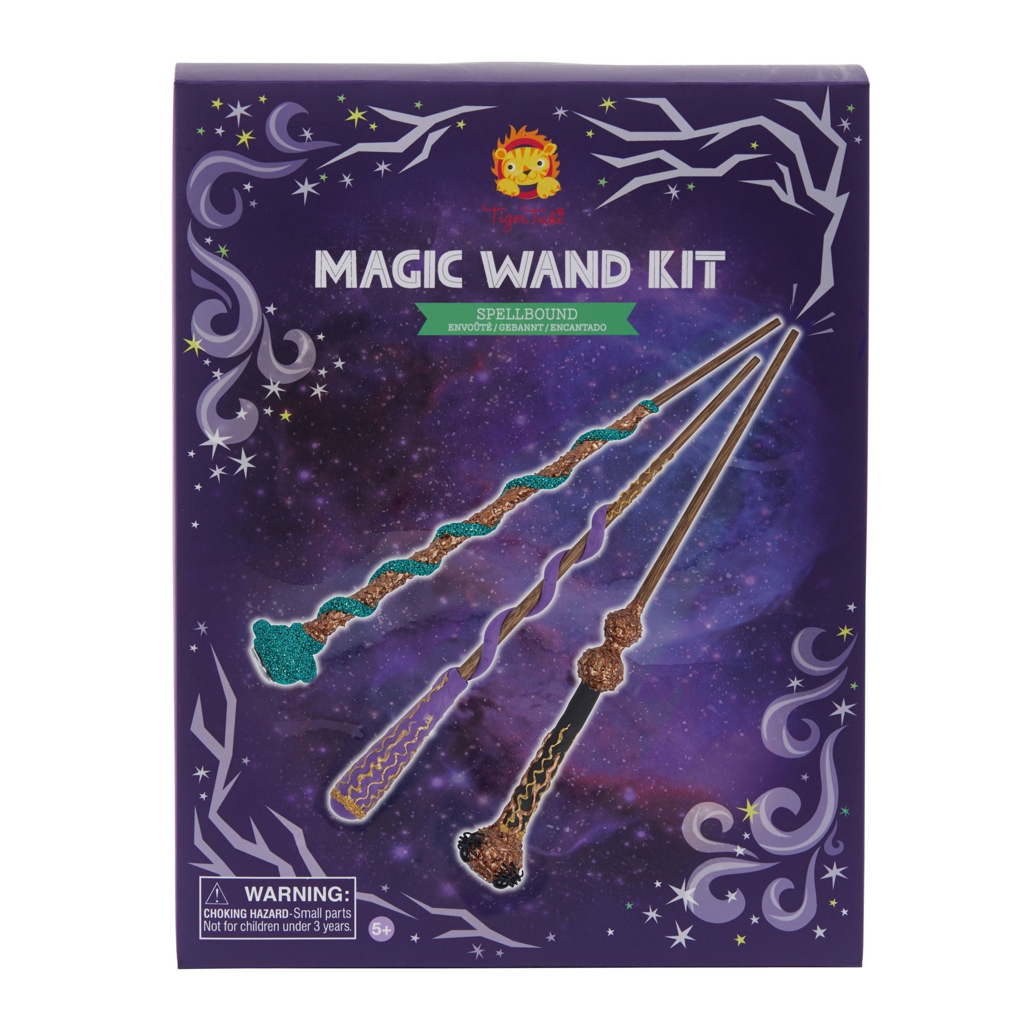Tiger Tribe Spellbound Magic Wand Kit - Craft Set for Kids Ages 5-9