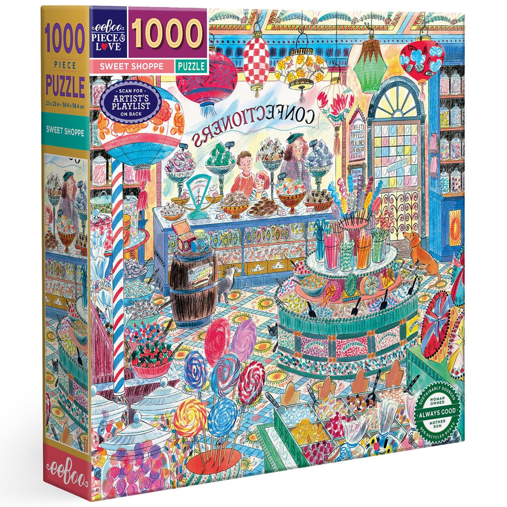 Piece&Love Sweet Shoppe 1000-Piece Jigsaw Puzzle