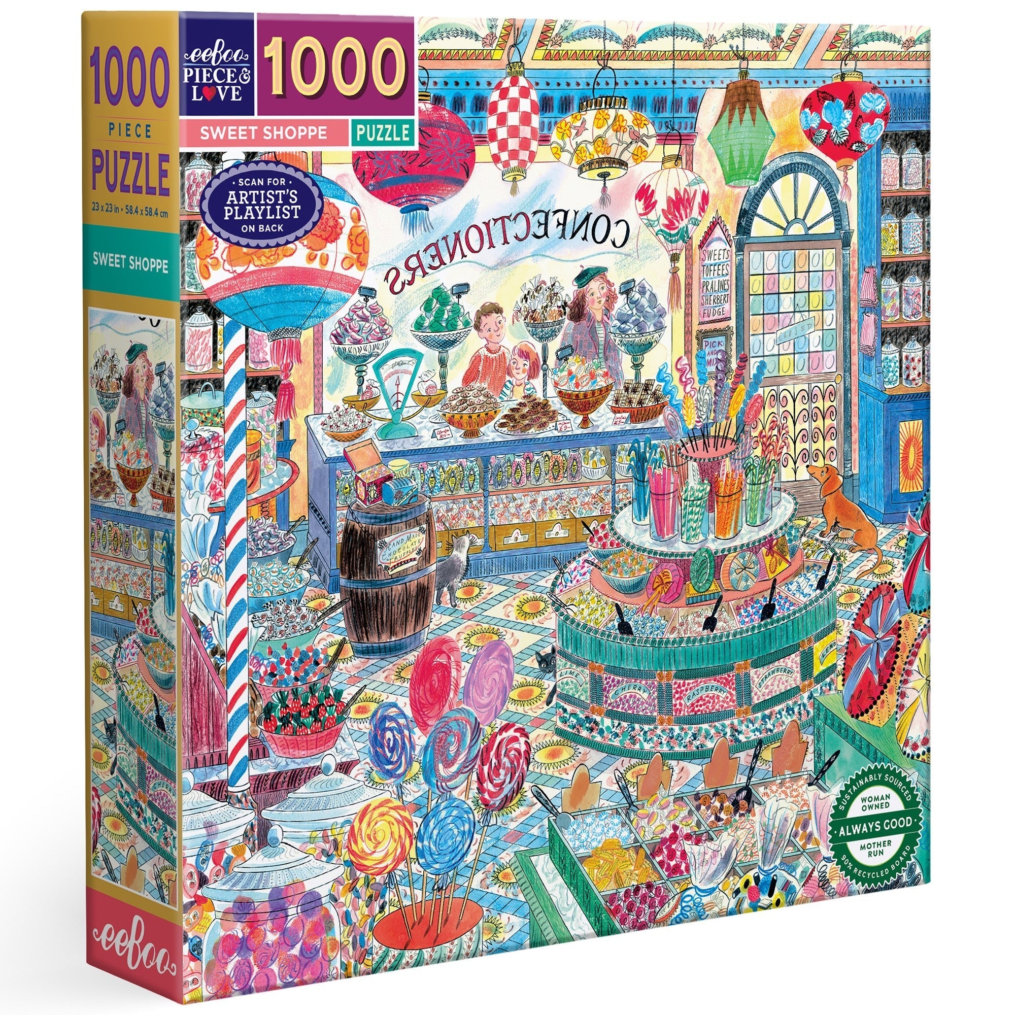 Piece&Love Sweet Shoppe 1000-Piece Jigsaw Puzzle