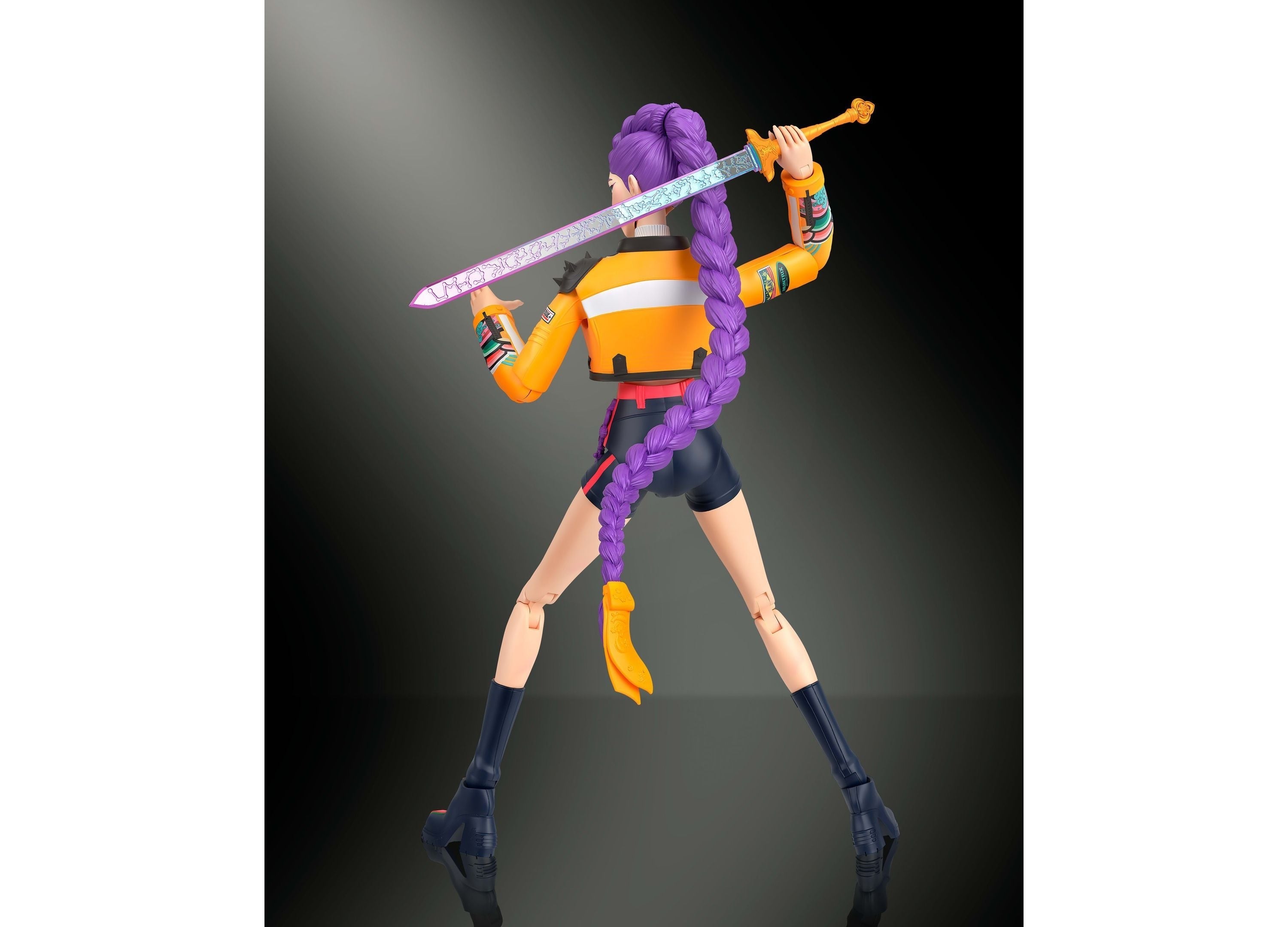 KPop Demon Hunters Rumi 6-Inch Action Figure, 21 Points of Articulation, Interchangeable Hands and Faces