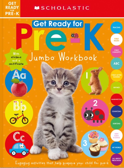 Scholastic Early Learners - Get Ready for Pre-K Jumbo Workbook
