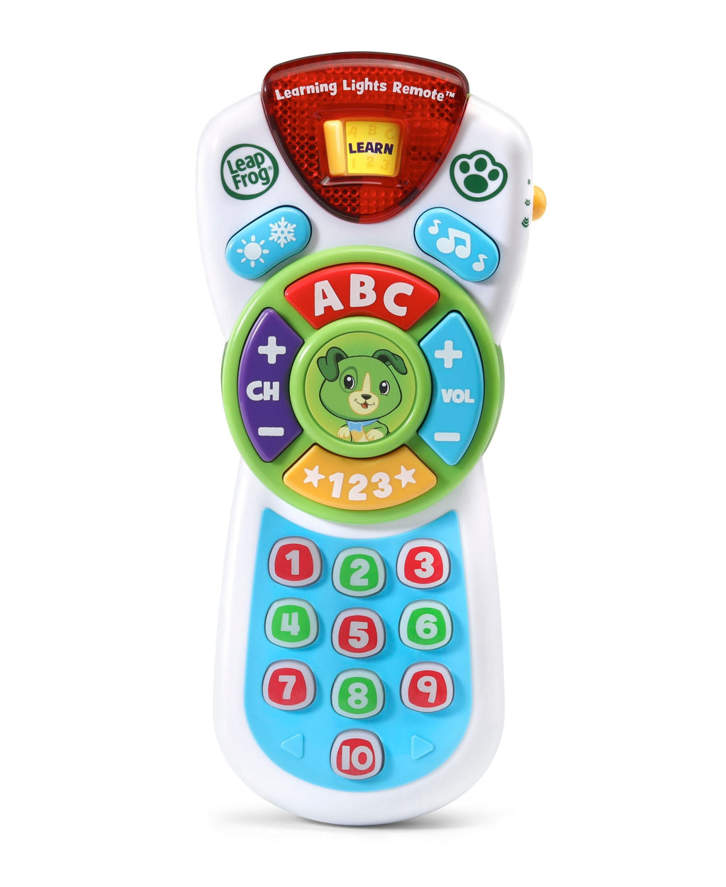 LeapFrog Scout's Learning Lights Remote Deluxe - Numbers, Letters & Spanish Learning Toy