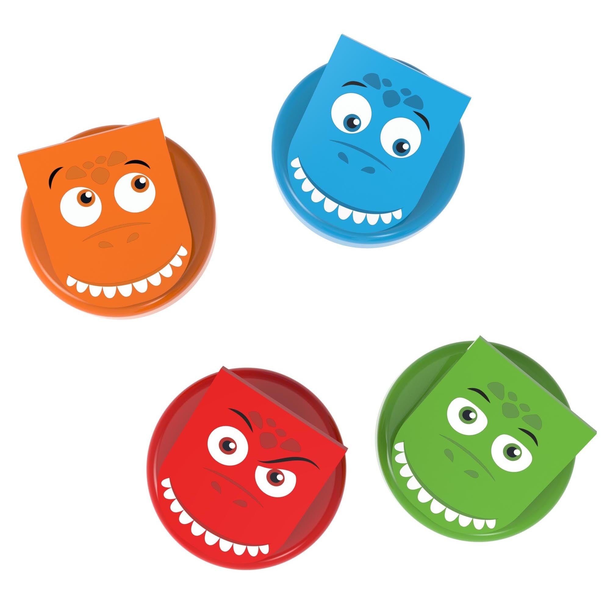 Junior Learning Dino Clever Clips - 4pc Magnetic Fun Pack