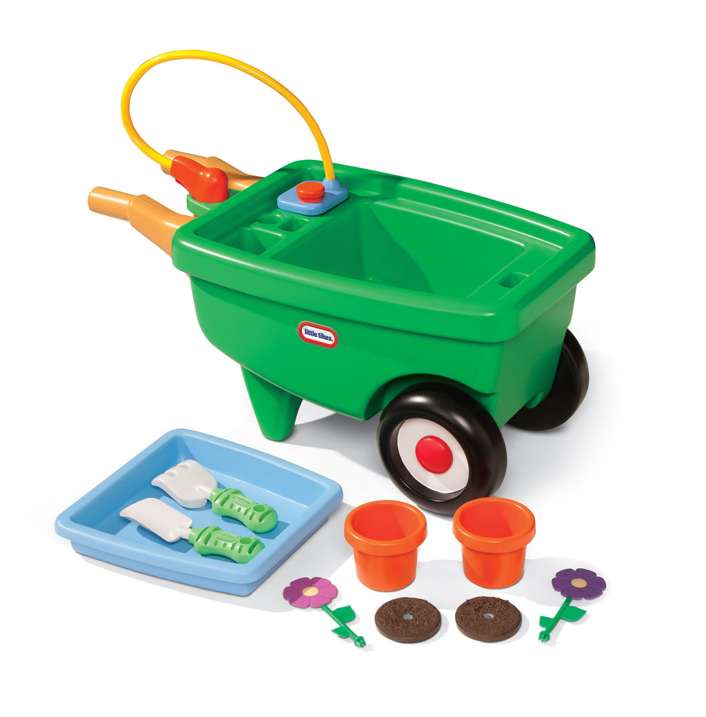 Little Tikes 2-in-1 Garden Wheelbarrow and Sprinkler Playset