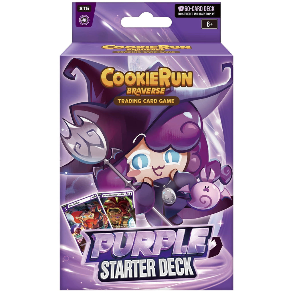 CookieRun: Braverse Trading Card Game Starter Deck 60-Card Set Competitive Battle TCG