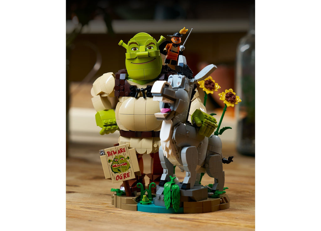 LEGO Shrek, Donkey & Puss In Boots Collector's Edition 1,403-Piece Building Set