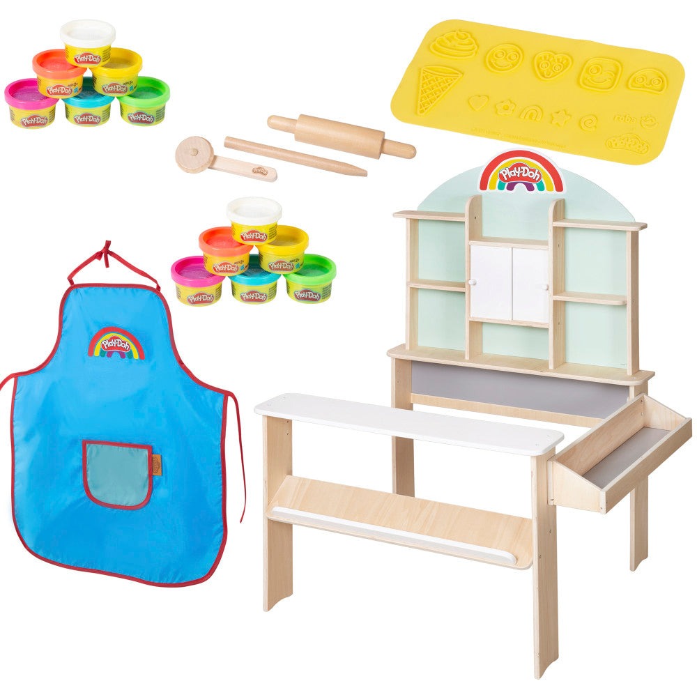 Play-Doh All-Inclusive Wooden Creative Shop Stand Set