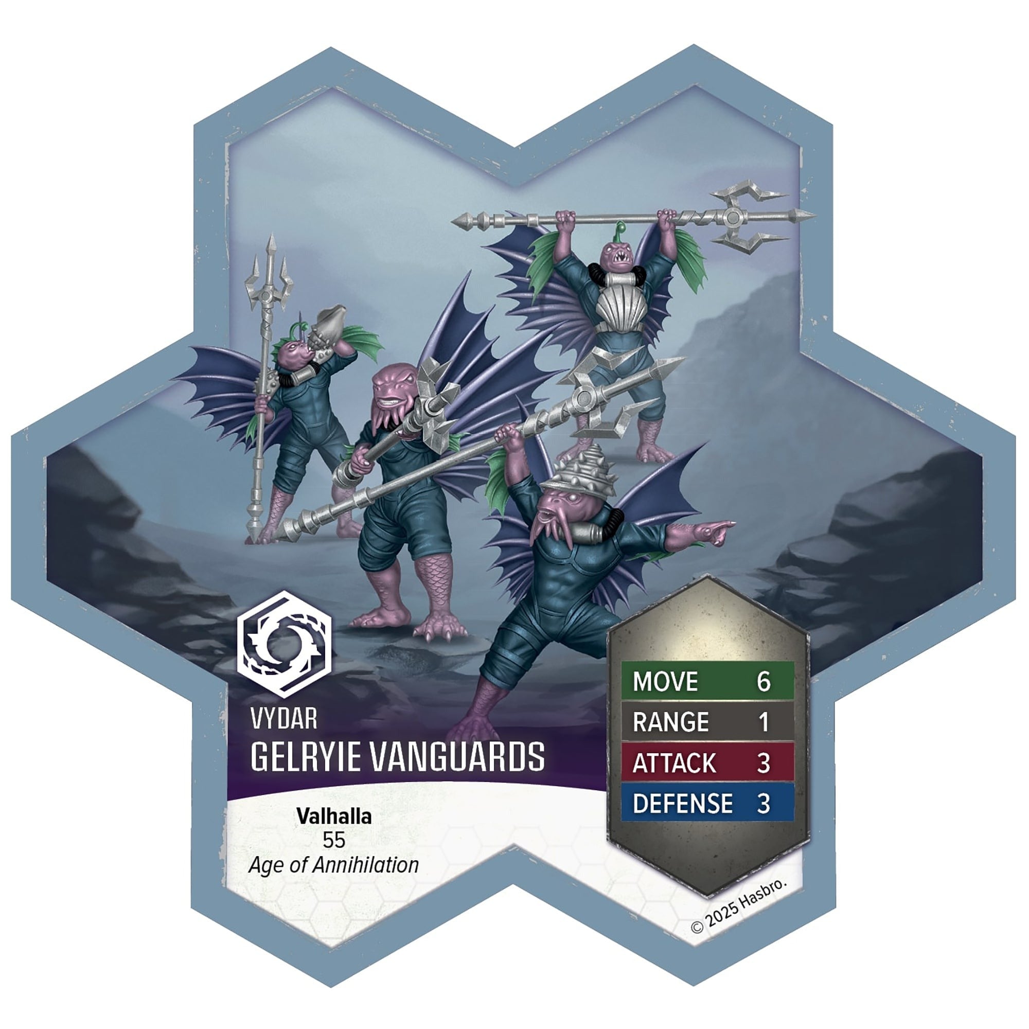 Heroscape Krakenling & Gelyrie Vanguards Army Expansion - 5 Assembled Unpainted Miniatures
