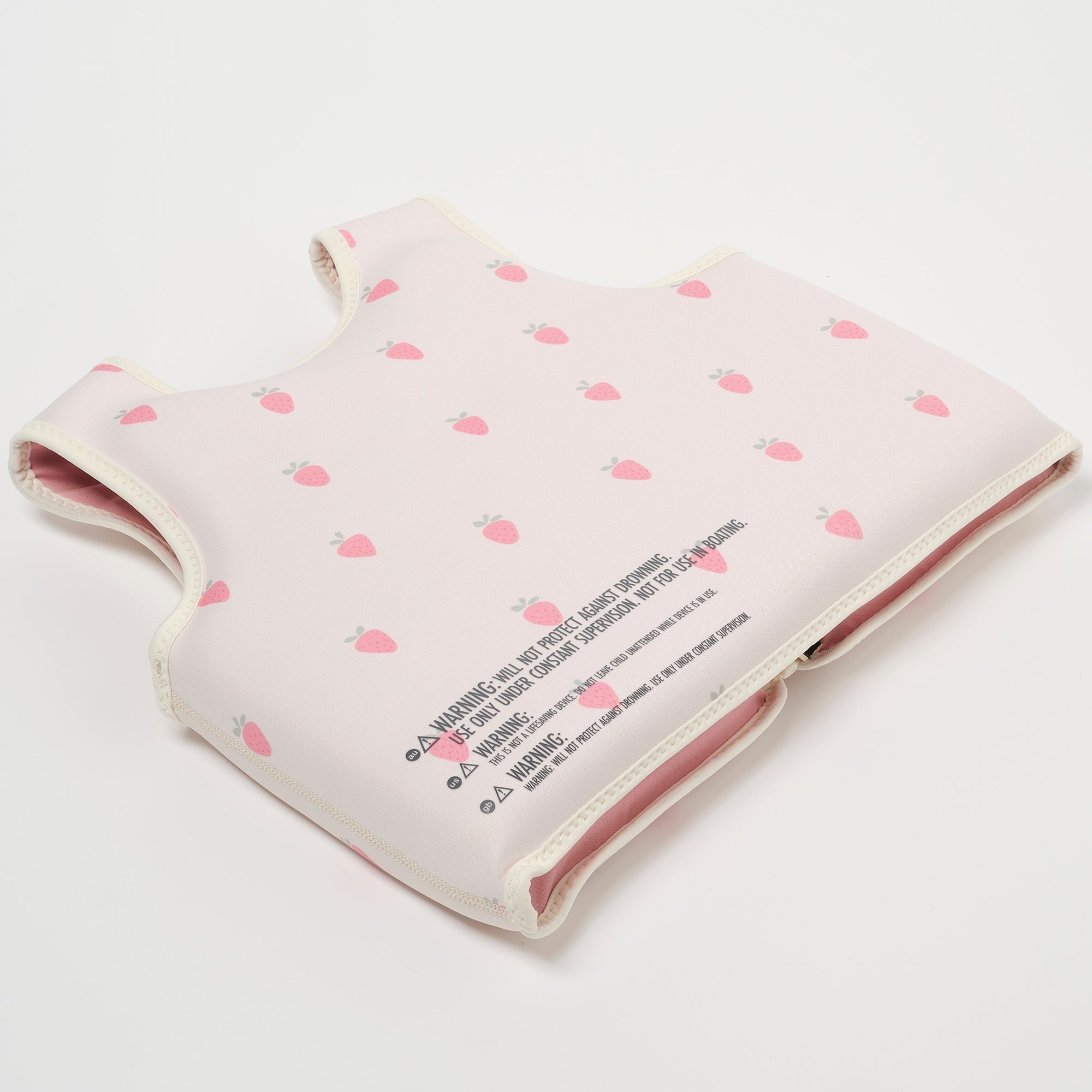 Sunnylife Strawberry Sunshine Swim Vest With Adjustable Safety Strap