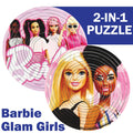 Barbie Glam Girls Spin Flip Puzzle - Double-Sided 12-Ring Game