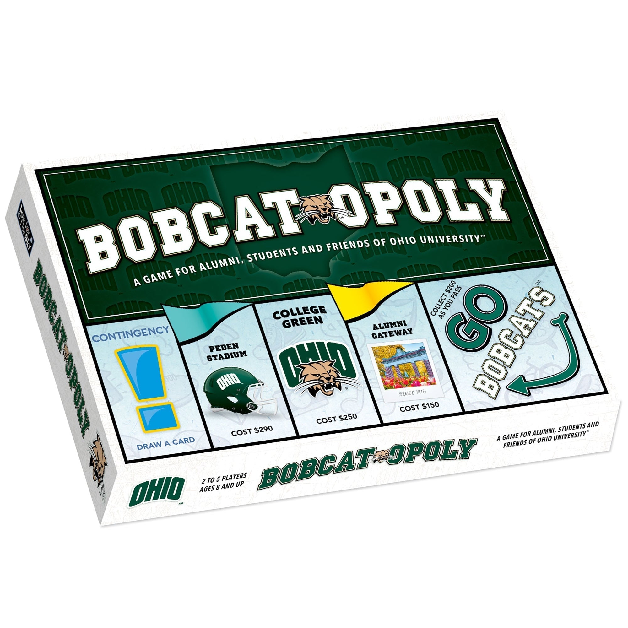 Late For The Sky Bobcat-Opoly Ohio University Themed Board Game