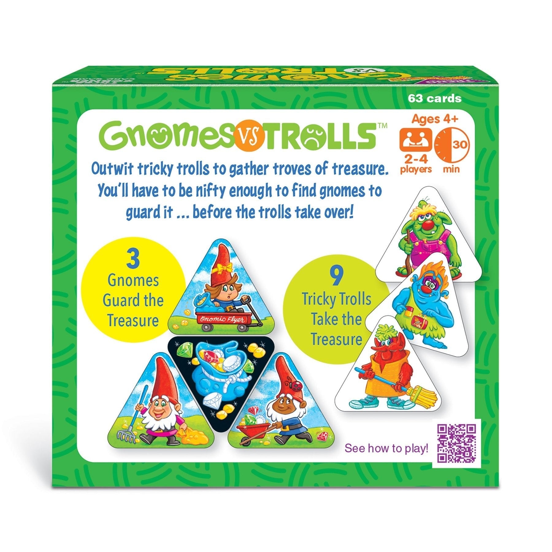 GNOMES vs TROLLS Three Corner Strategy Card Game