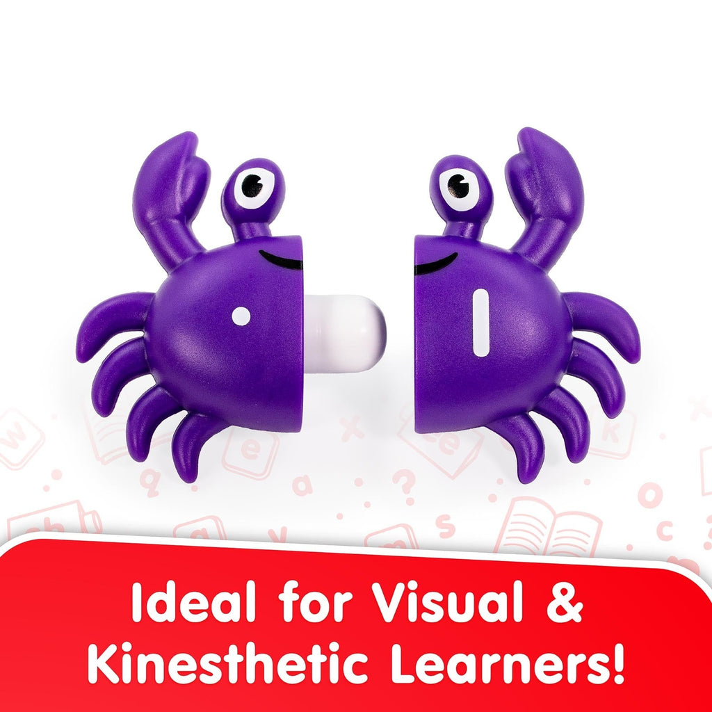 Counting Crabs Hands-On Math Learning Game With Double-Sided Number Matching