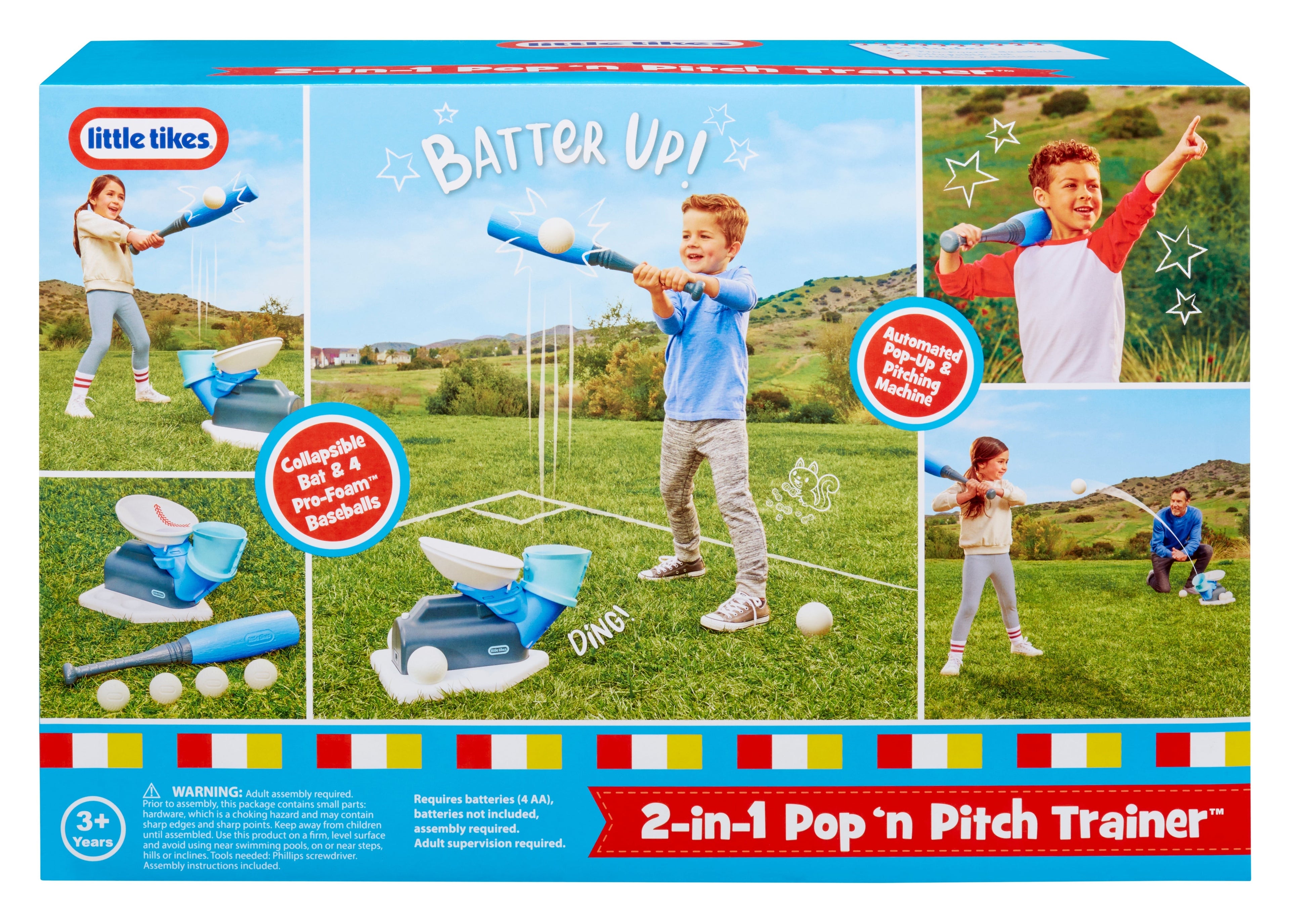 Toys'R'Us Exclusive 2-in-1 Pop 'n Pitch Trainer with Pro-Foam Technology