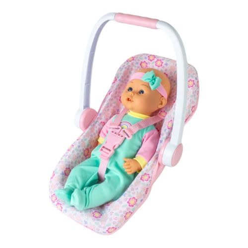 Gi-Go Toys 16 Inch Baby Doll with Plush Bear and Carrier Seat