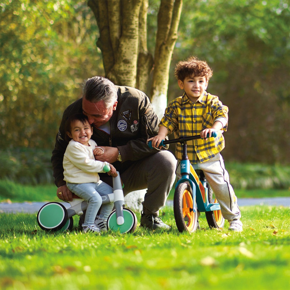 Hape - First Ride Balance Bike - Light Green - Lightweight 3 Wheeled Tricycle
