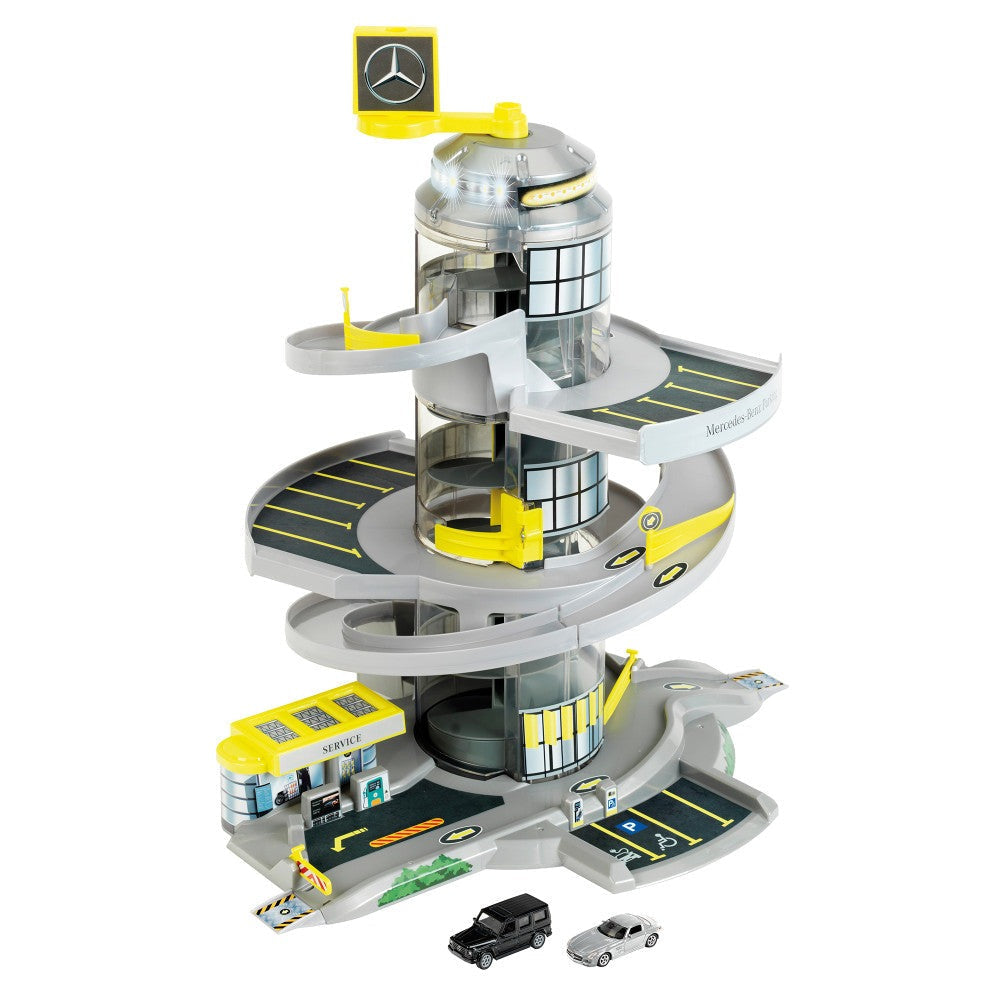 Mercedes-Benz Helix Electric Car Park with Elevator and Lights