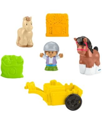 Little People Friendly Horses Stable Toddler Playset - 6 Pieces