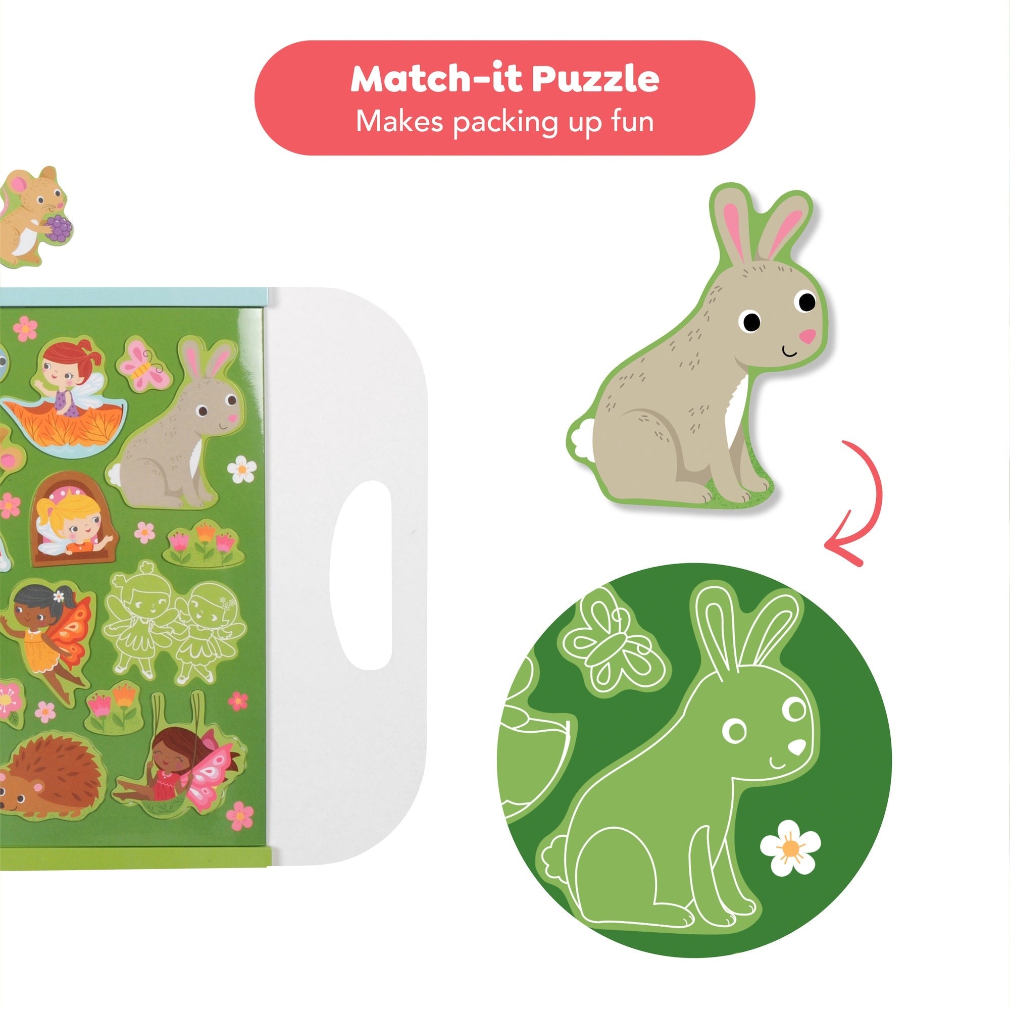 Tiger Tribe Magna Carry Forest Fairies - Magnetic Playset