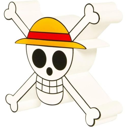 ABYstyle One Piece Battery-Operated 10-inch Skull Lamp - Straw Hat Jolly Roger