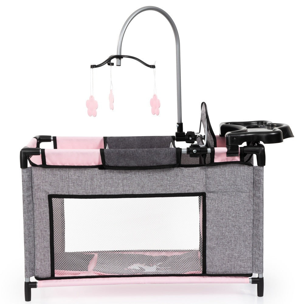 Bayer Design Fairy-Themed Multi-Bed Doll Playset - Grey & Pink