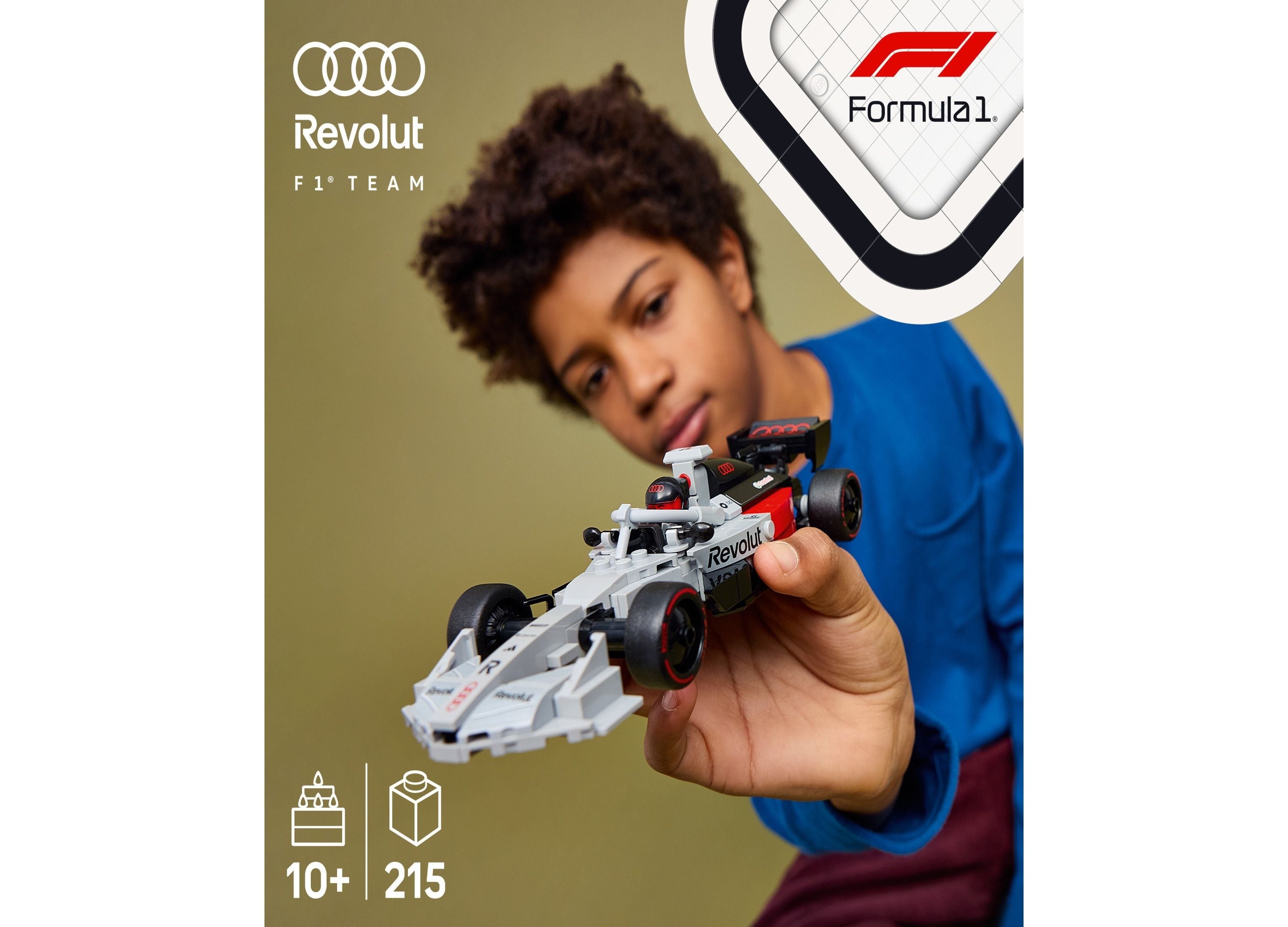 LEGO® Speed Champions Audi R26 F1® Race Car Toy Building Kit, 77259