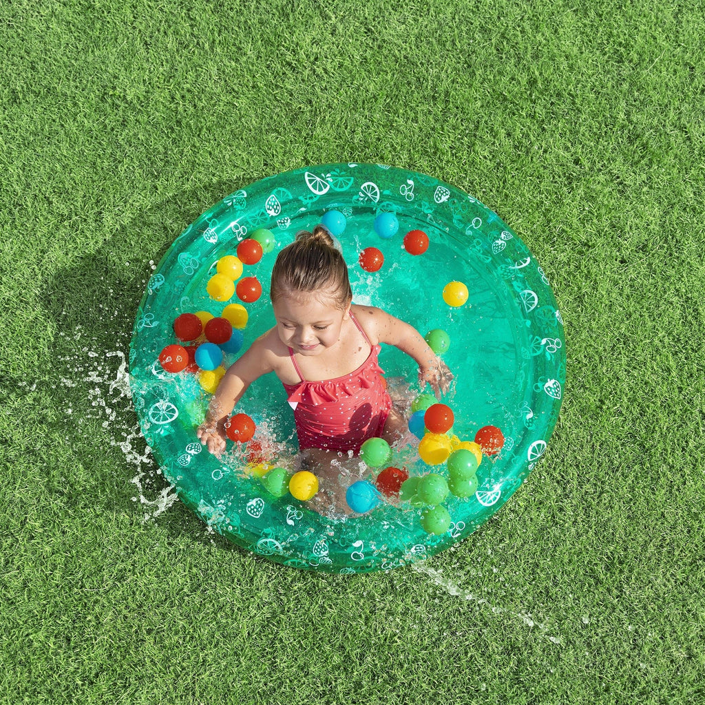 Bestway Splash & Play Inflatable Ball Pit Pool with 50 Balls for Kids Aged 2+