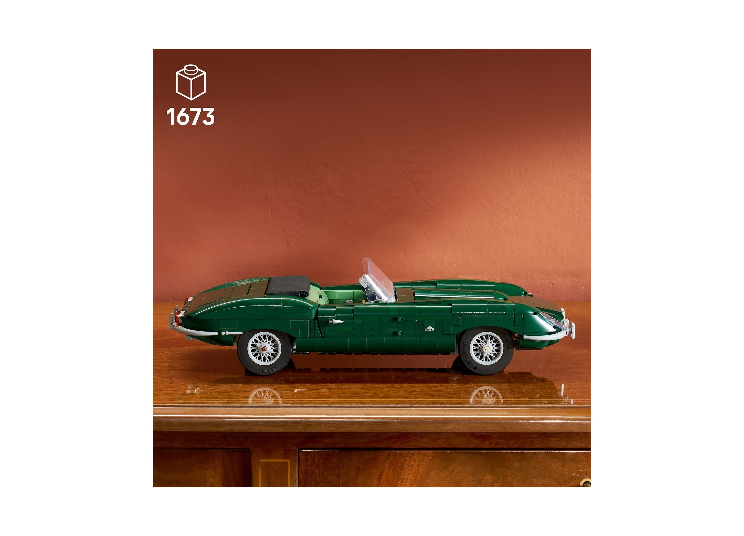 LEGO Icons Jaguar E-Type 1,673-Piece Building Set