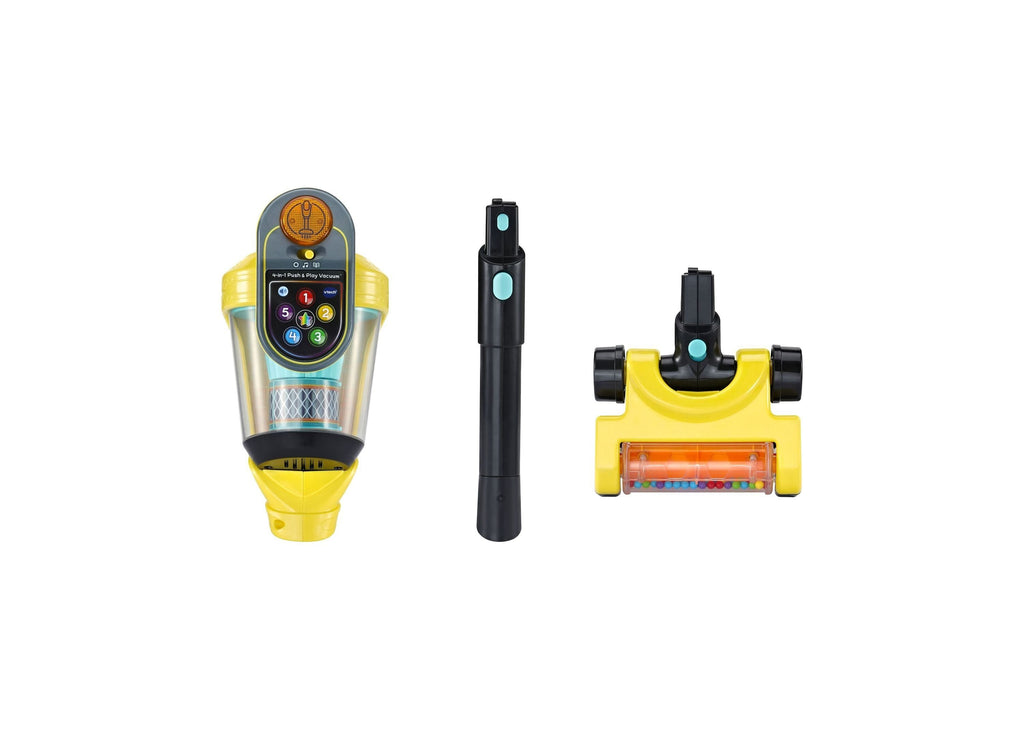 VTech 4-in-1 Push & Play Vacuum Interactive Learning Role-Play Toy