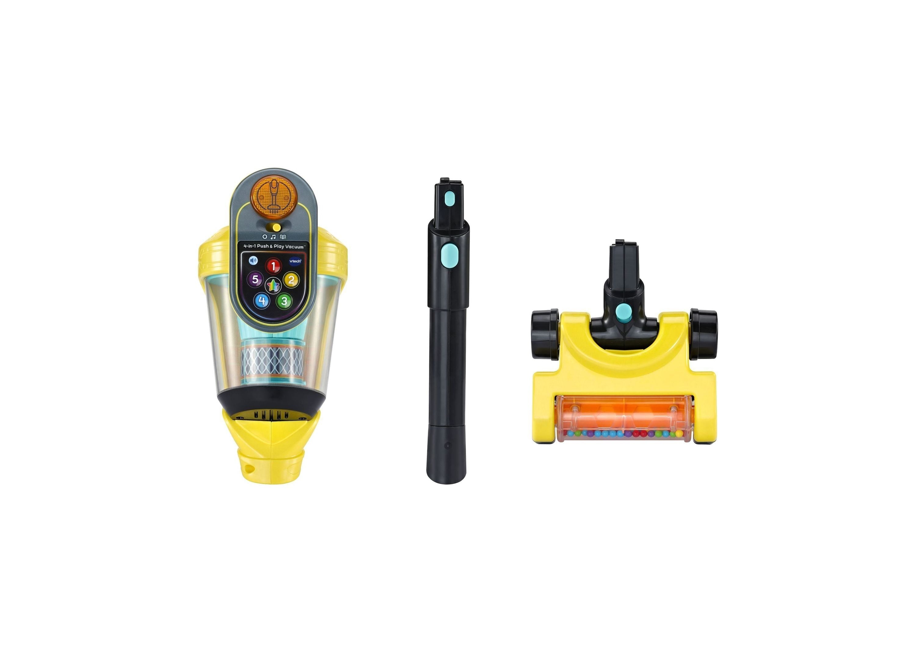 VTech 4-in-1 Push & Play Vacuum Interactive Learning Role-Play Toy