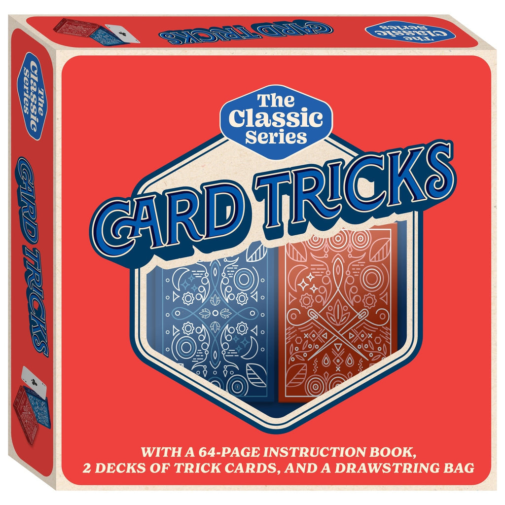 Hinkler Retro Box Card Tricks Magic Kit With 30 Tricks And 2 Trick Decks