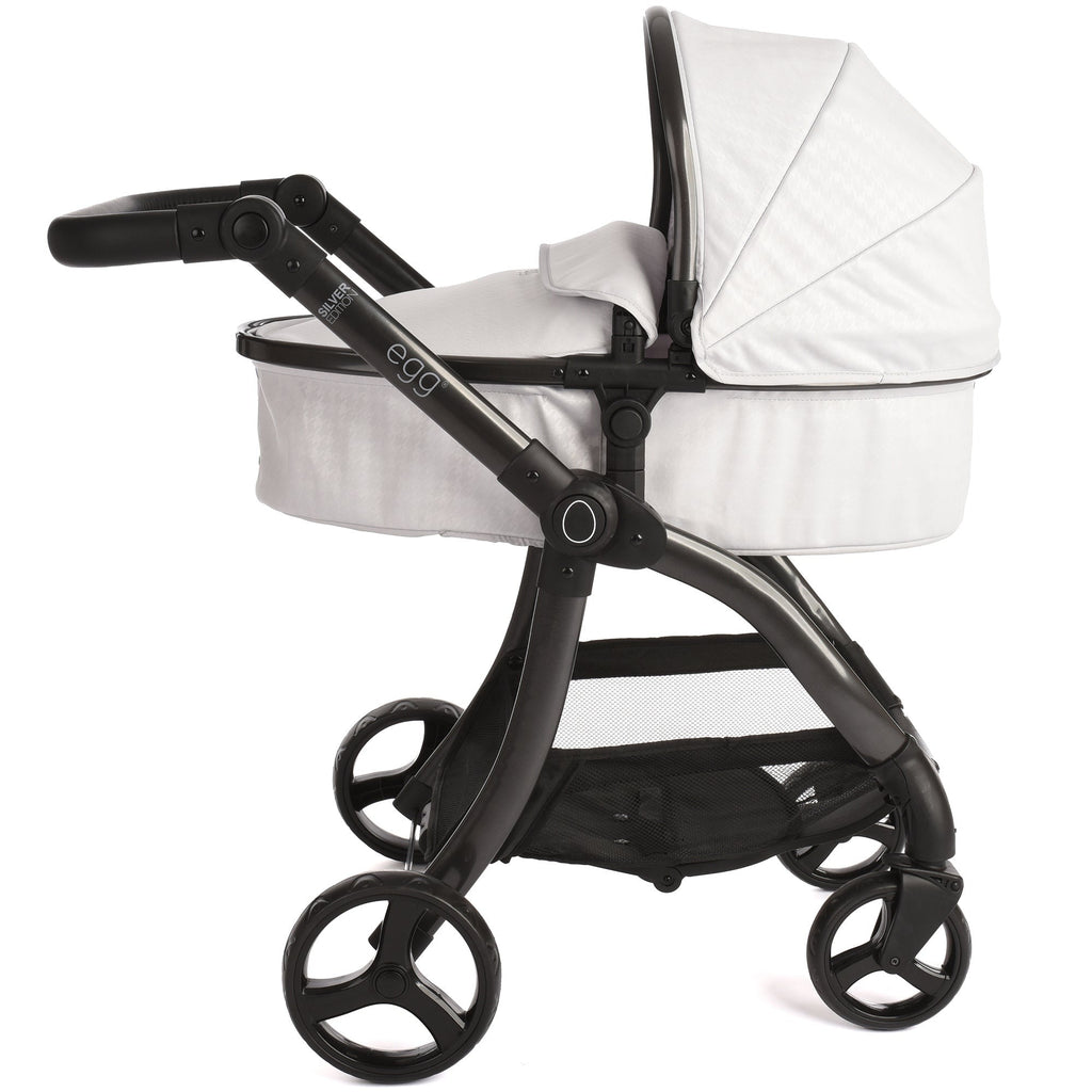 Roma Egg Doll Pram 2-in-1 Convertible Stroller With Adjustable Handle