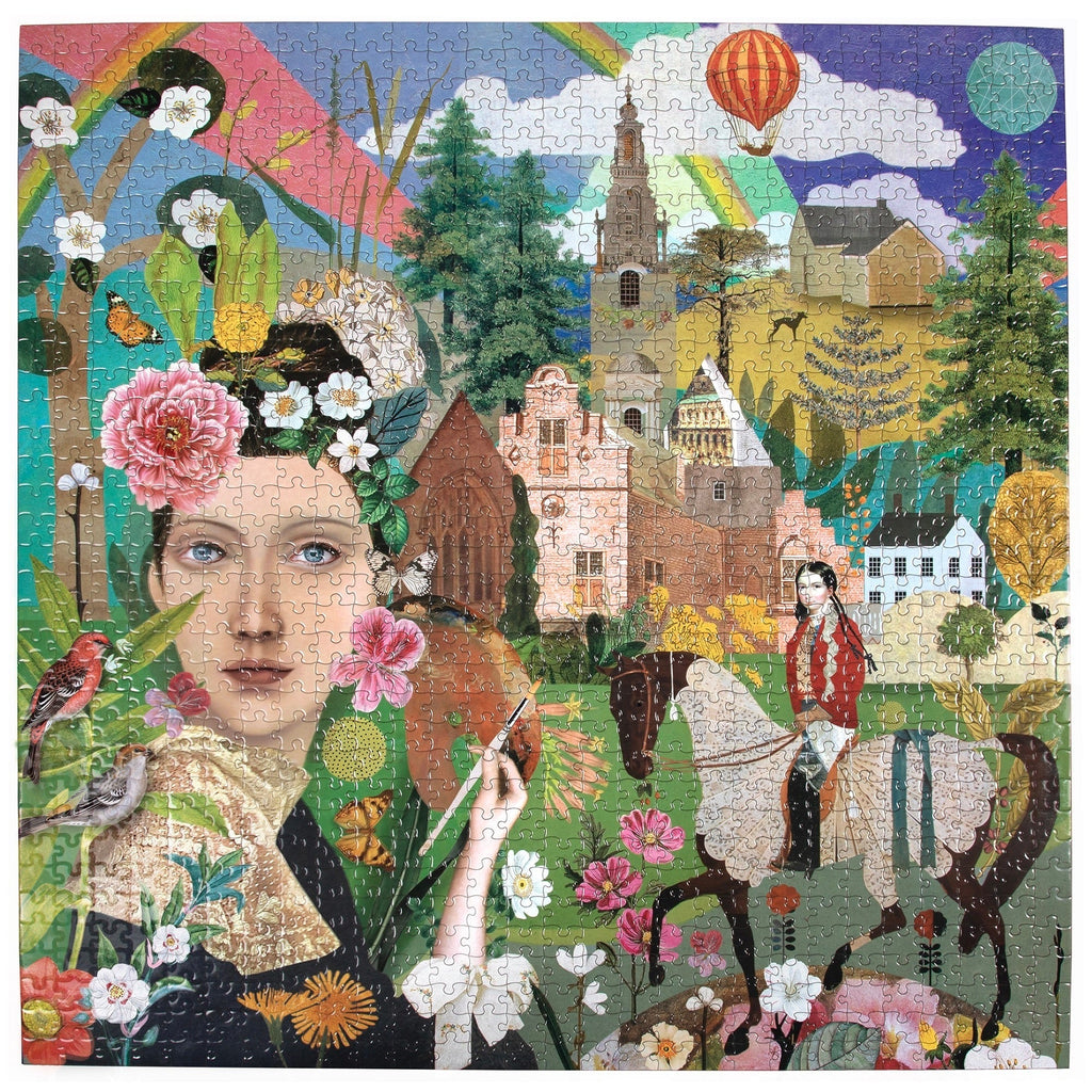 Piece&Love Artist & Daughter Countryside Jigsaw Puzzle - 1000 pc