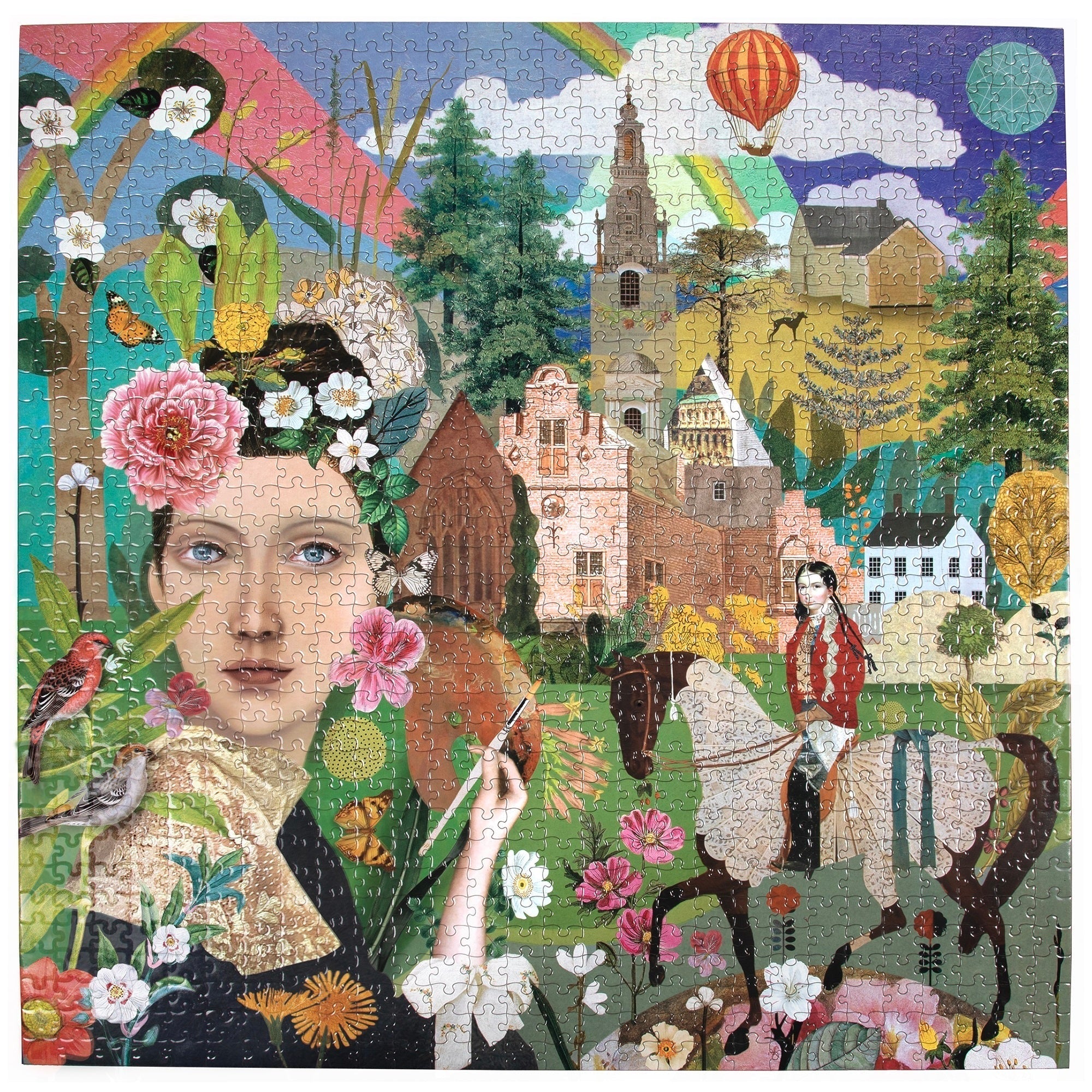 Piece&Love Artist & Daughter Countryside Jigsaw Puzzle - 1000 pc