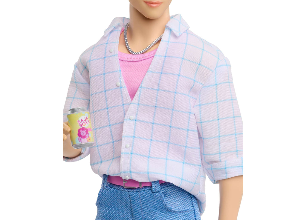 KPop Demon Hunters Saja Boys Jinu Soda Pop 12-Inch Fashion Doll with Posable Joints