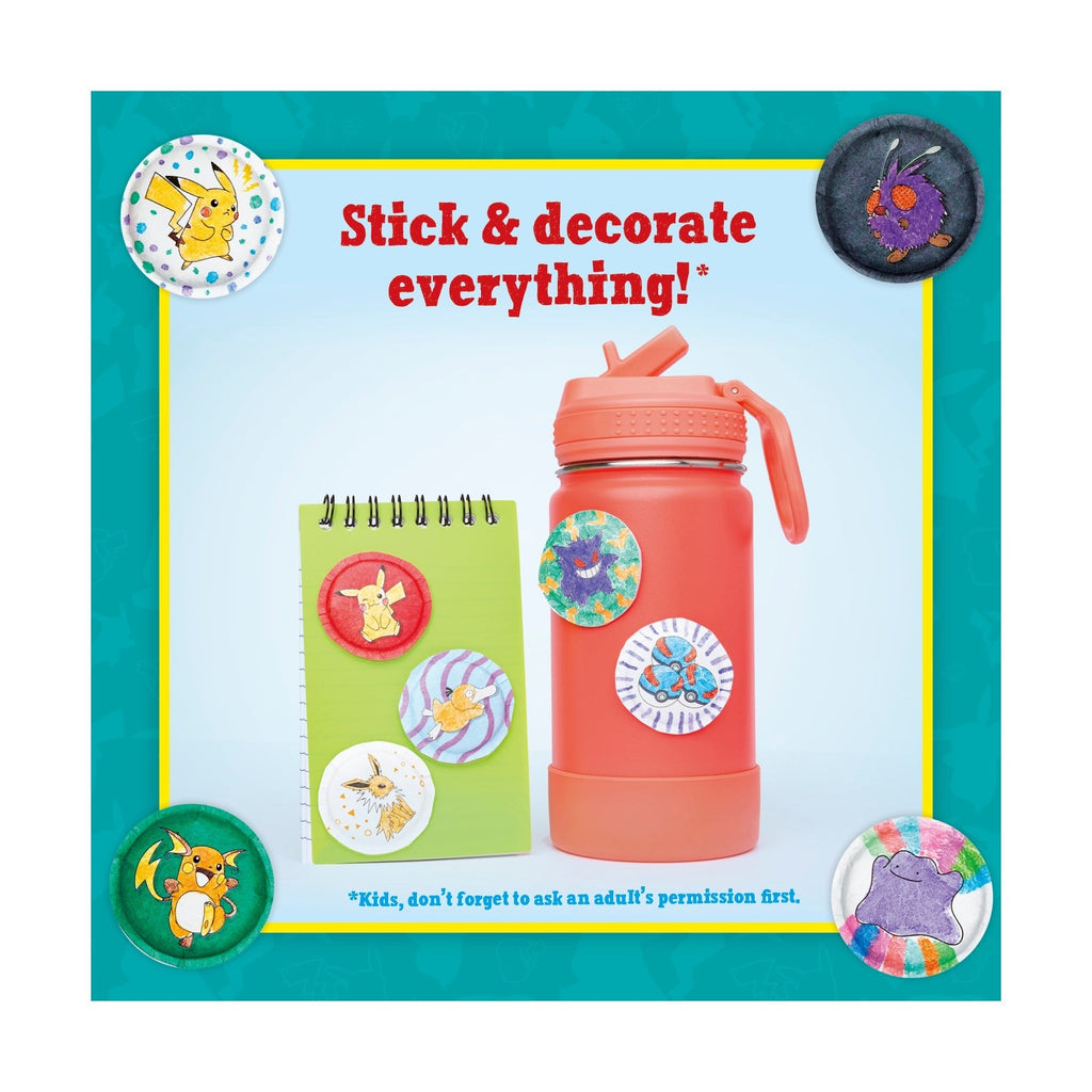 Klutz Pokemon Series Color-In 3D Puffy Sticker Maker Kit