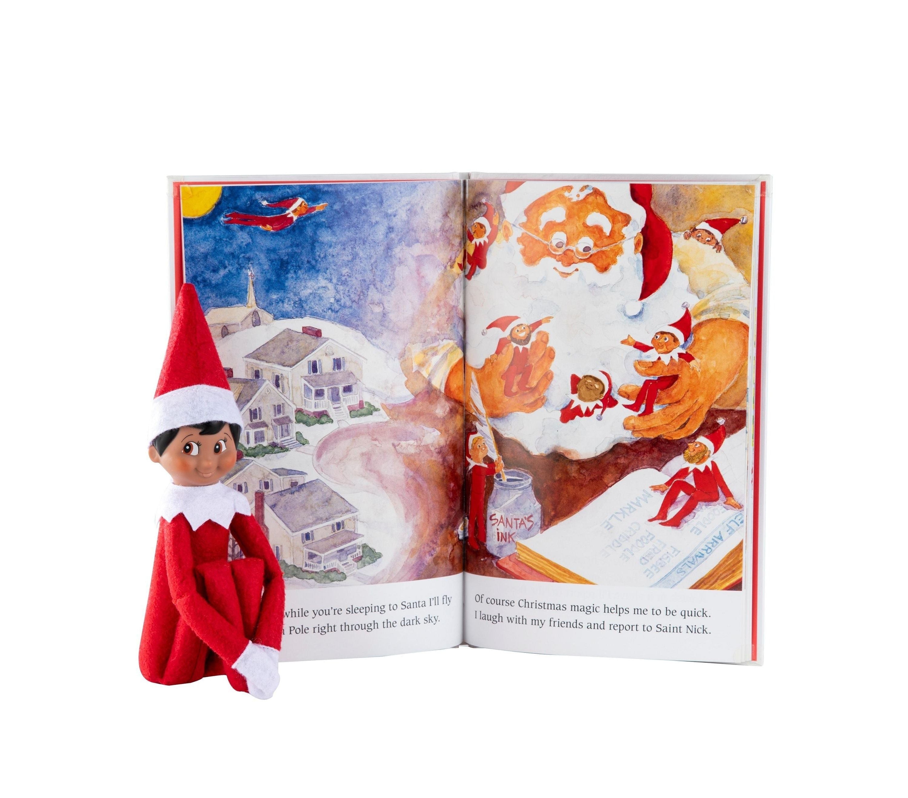 Elf on the Shelf A Christmas Tradition Brown-Eyed Boy Scout Elf