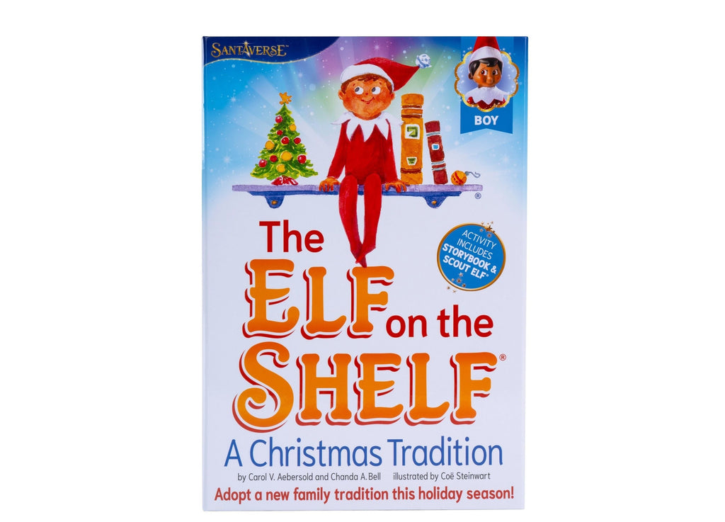 Elf on the Shelf A Christmas Tradition Brown-Eyed Boy Scout Elf