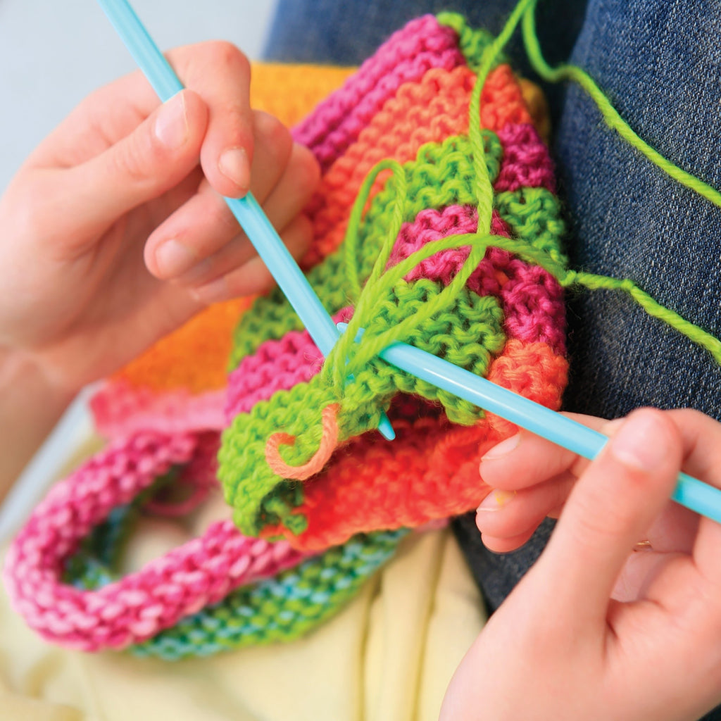 4M Easy To Do Knitting Kit With Yarn And Needles