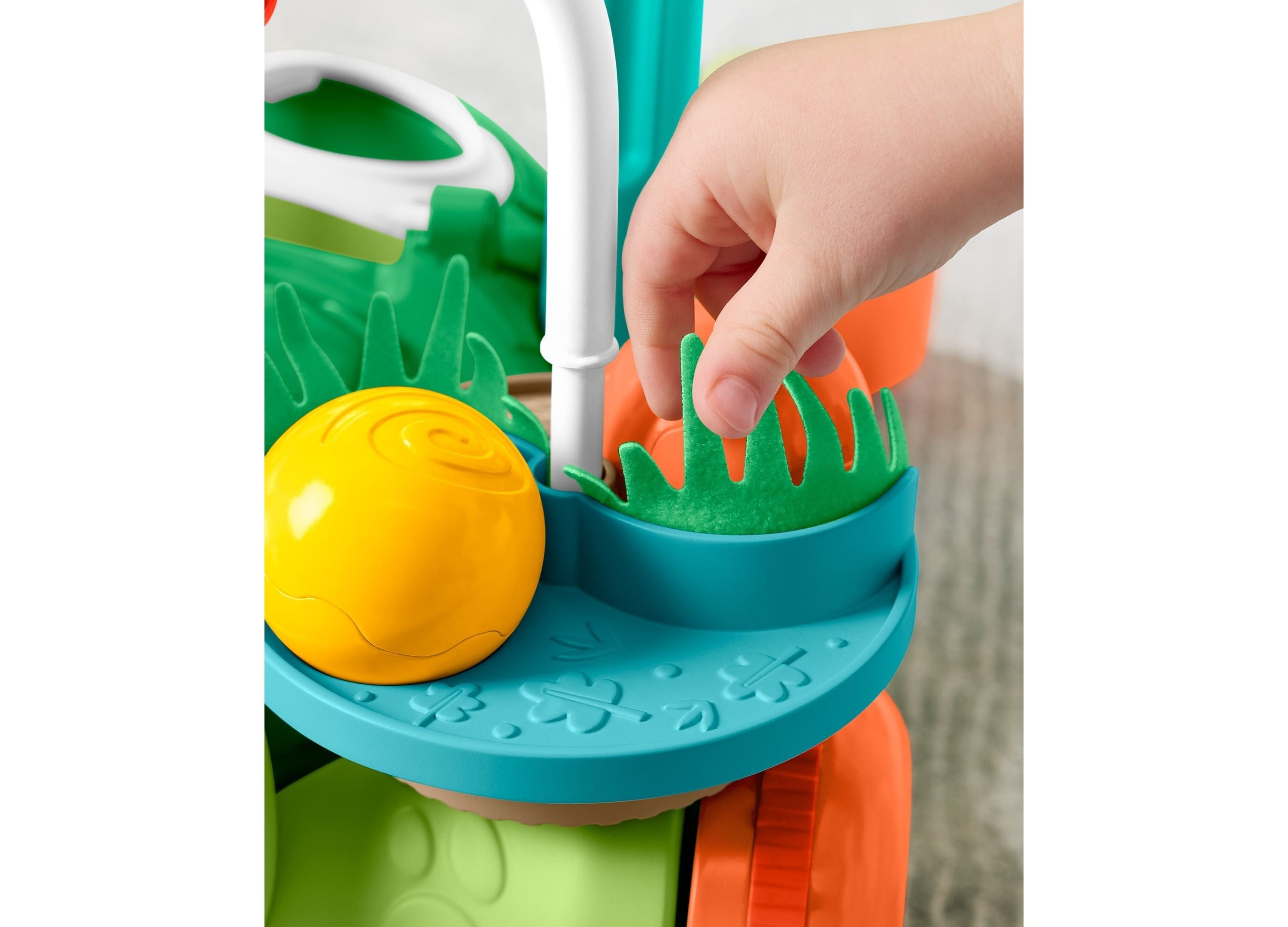 Fisher-Price Moves With You Turtle Walker With 5 Balls Push Toy