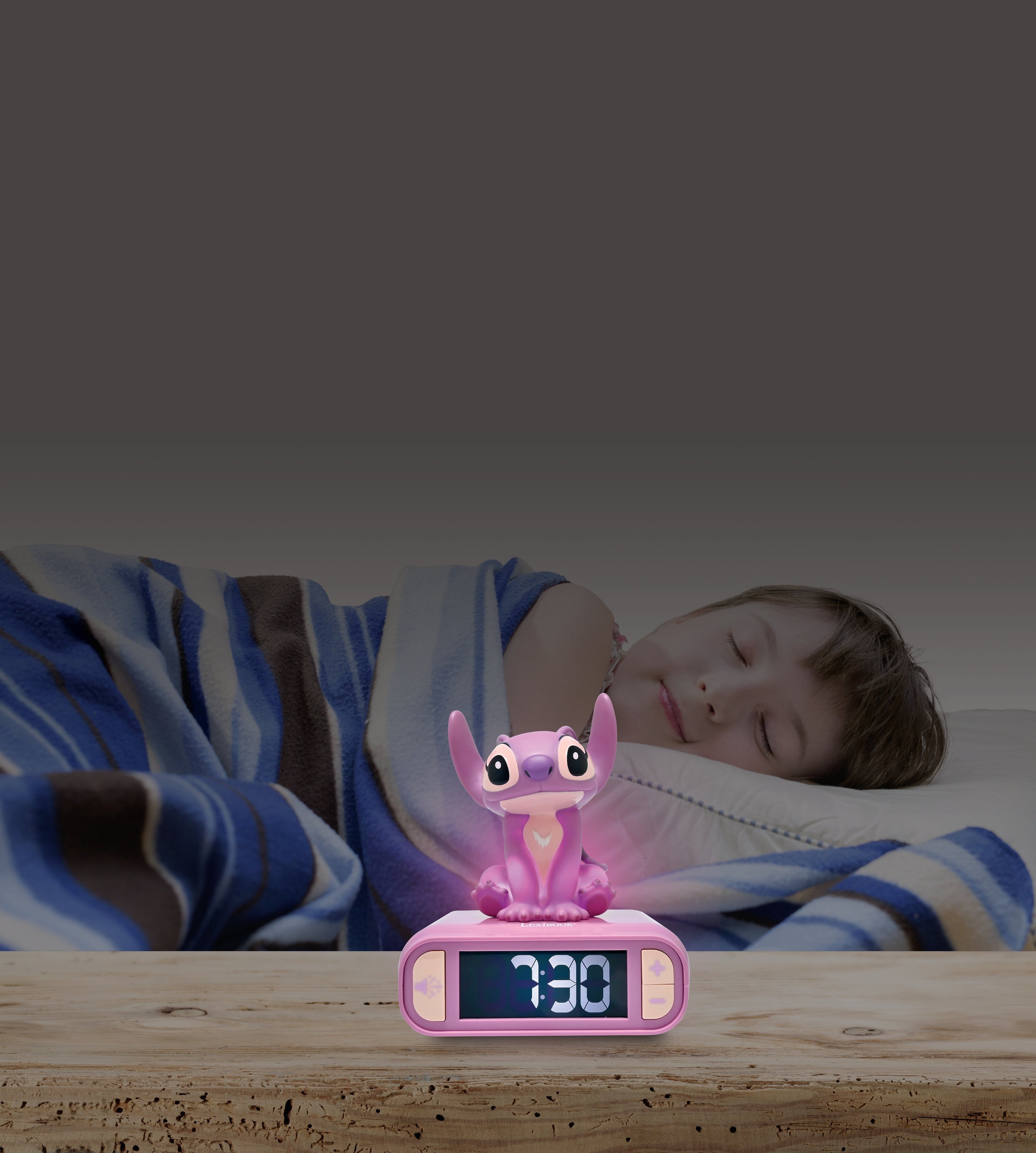 Angel Night light Alarm Clock with sounds