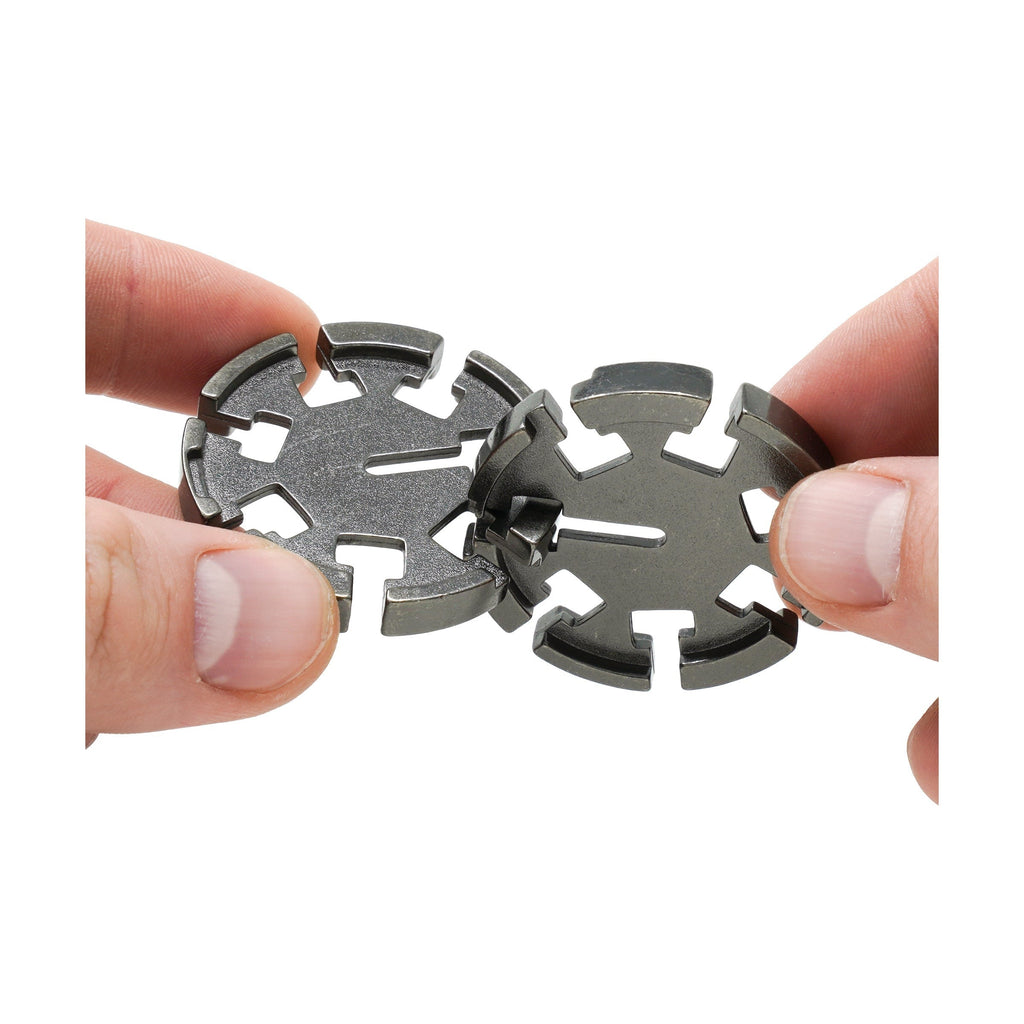 Hanayama Level 2 Cast Puzzle - Disk: Metal Mind Teaser