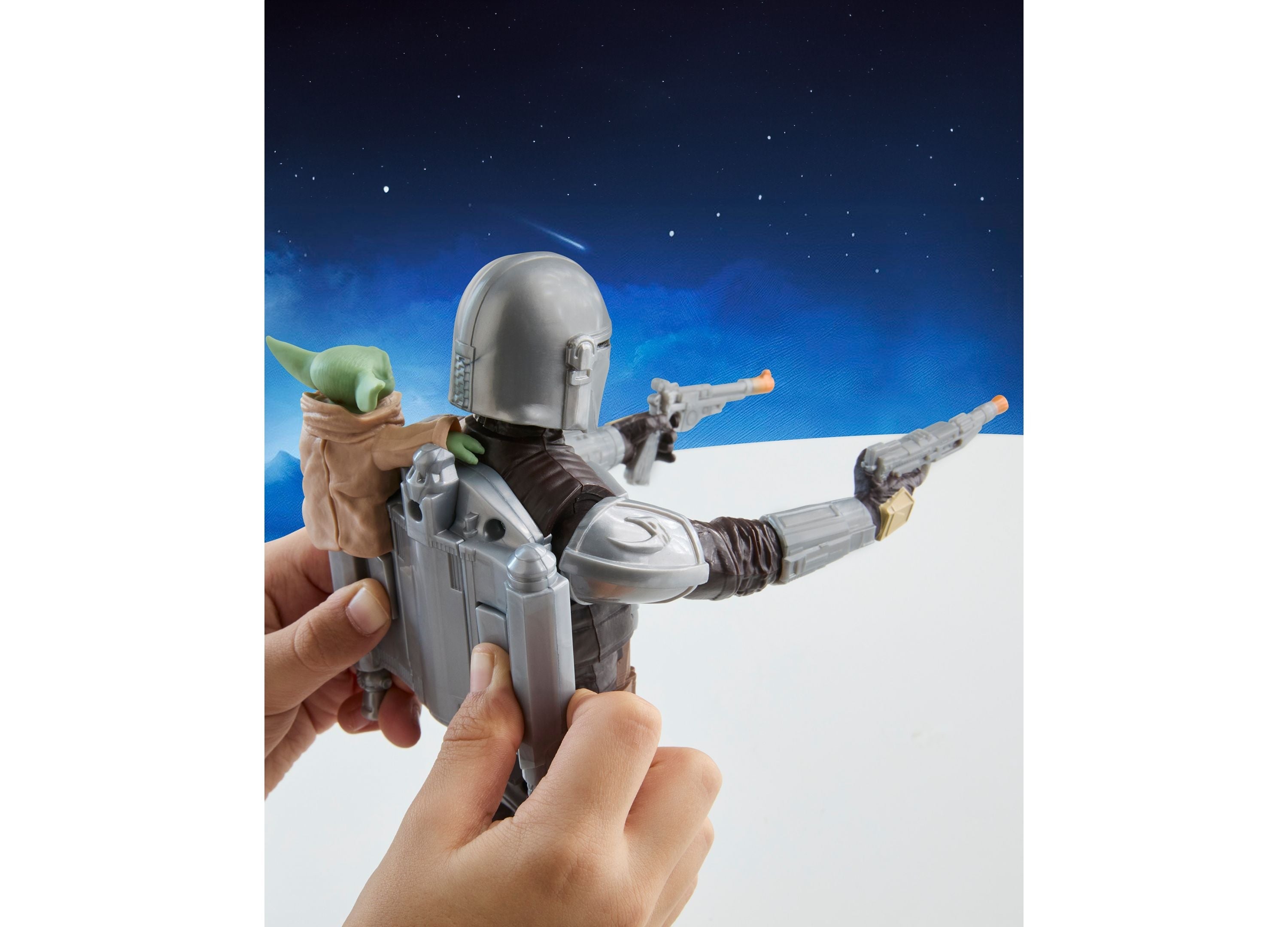 Star Wars The Mandalorian & Grogu Bounty Blaster 11-Inch Action Figure