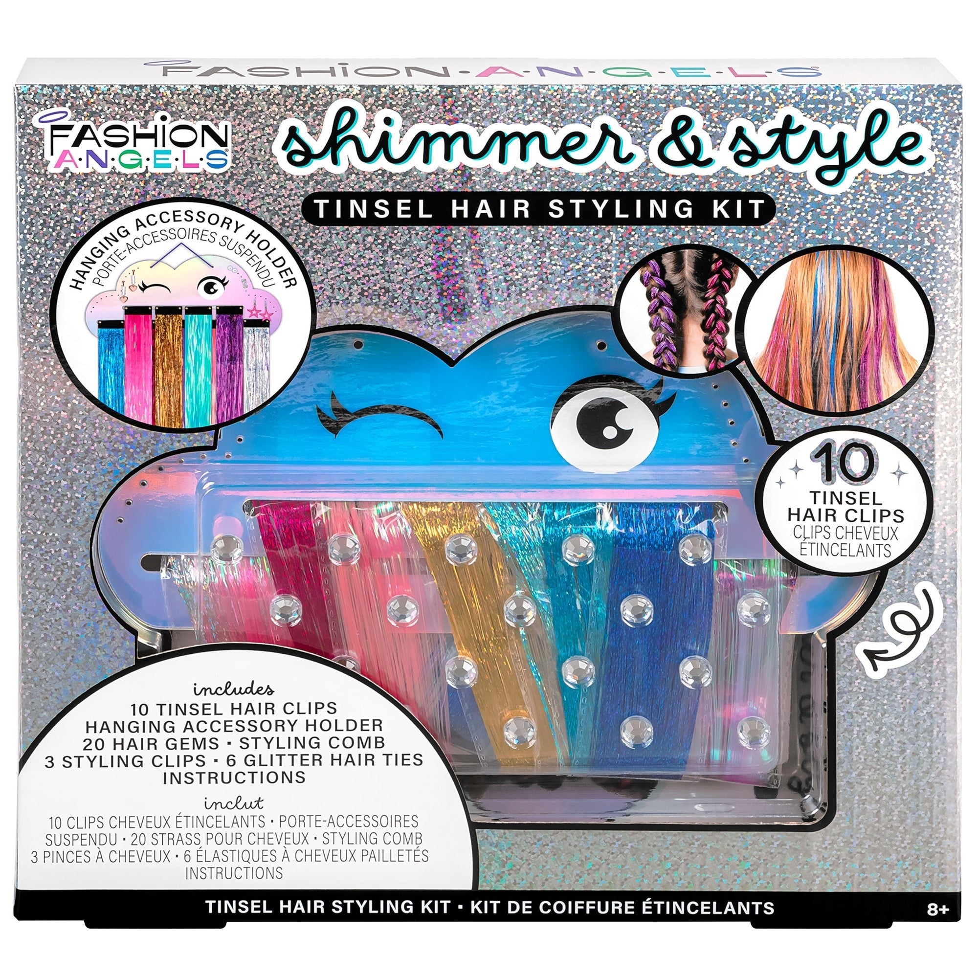 Fashion Angels Shimmer & Style Tinsel Hair Styling Kit