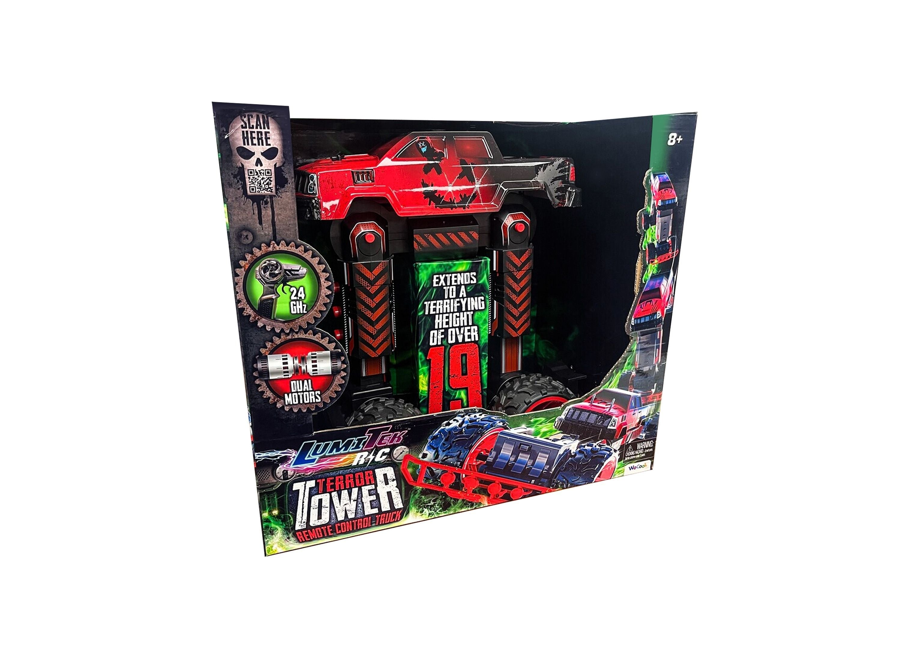 LumiTEK Remote Control Terror Tower - 1:8 Dynamic Monster Truck