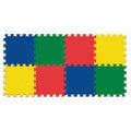 WonderFoam Carpet Tiles Solid Color Expansion Pack, 12" x 12", 4pc