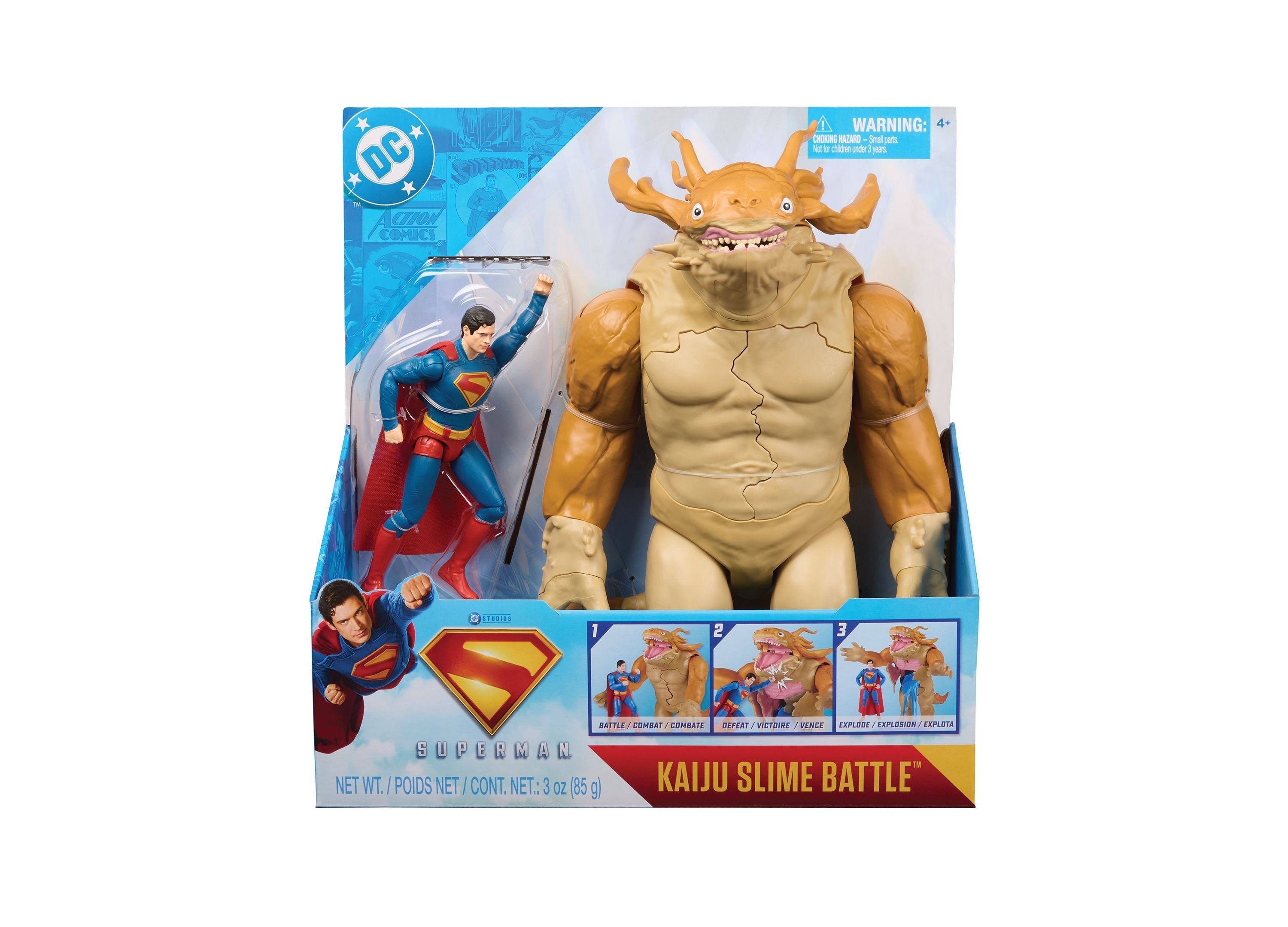 DC Comics Superman Vs. Kaiju 6-Inch Action Figure - Slime Battle Toy